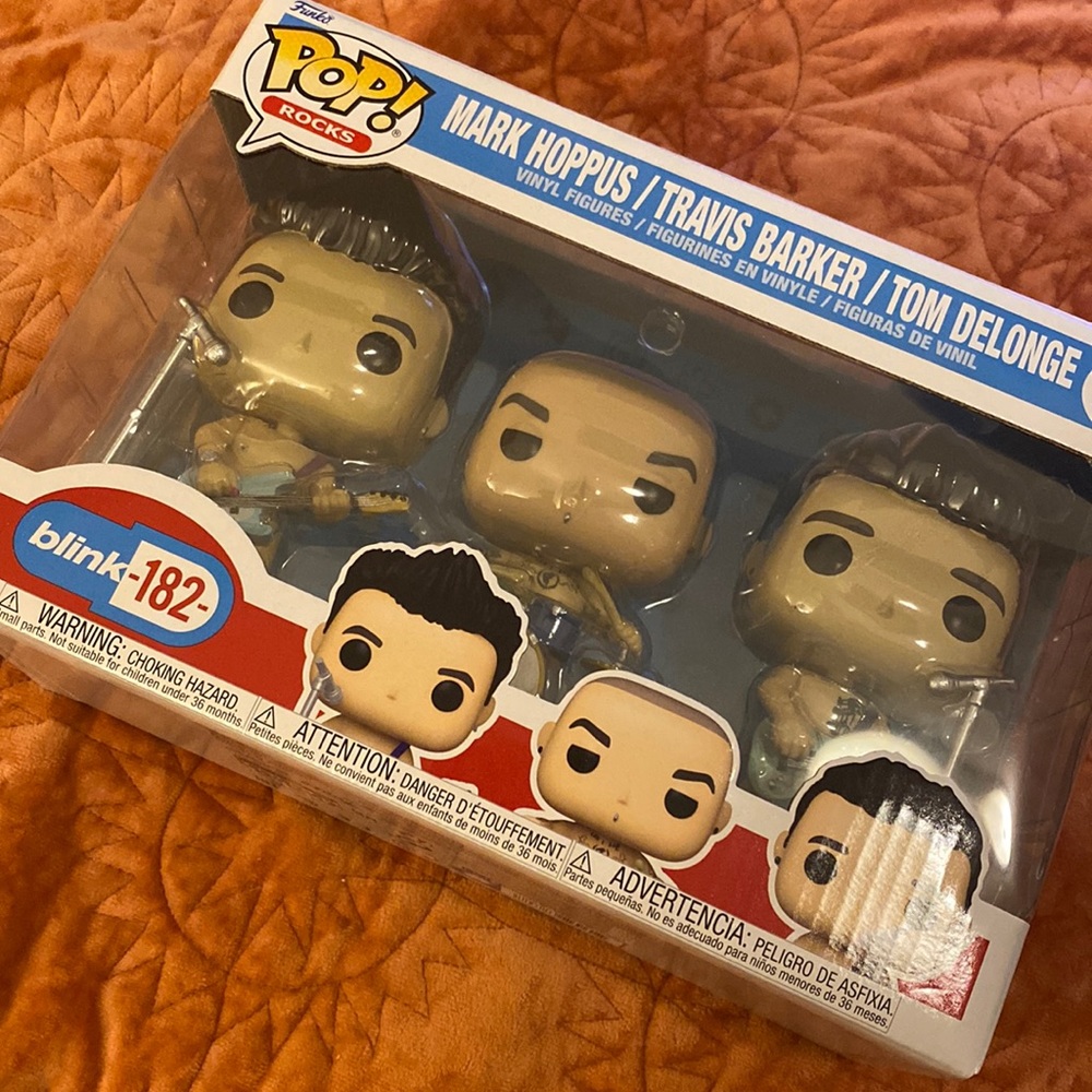 NEW Blink-182 Funko Pop Set